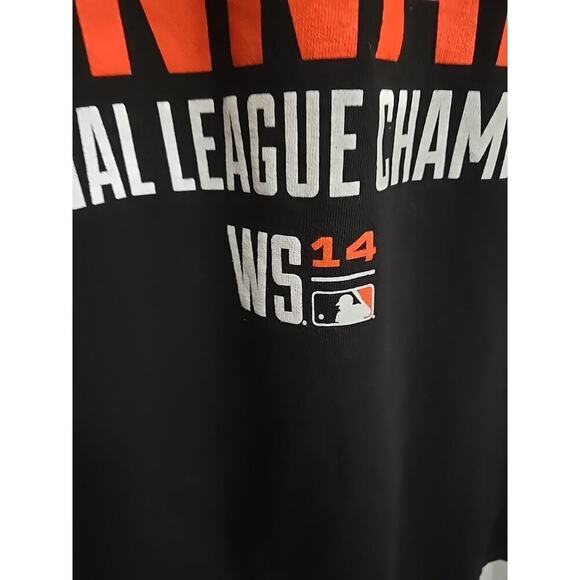 Majestic Giants We Own The Pennant T-Shirt National League Champions Large Black - Picture 5 of 8